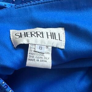 Sherri Hill Blue Homecoming Dress